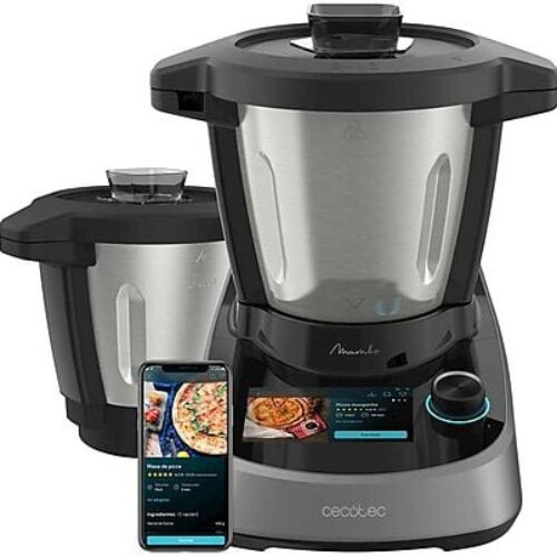 ROBOT DA CUCINA CECOTEC MamboTouch boccale Habana , 1600 W, capacità ciotola 3,3 l, Inox Black