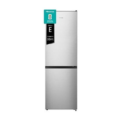 FRIGORIFERO COMBINATO HISENSE FCN300ACE , A 186 cm, 4 ripiani, Rumorosità 39 dB(A), Inox, Classe E