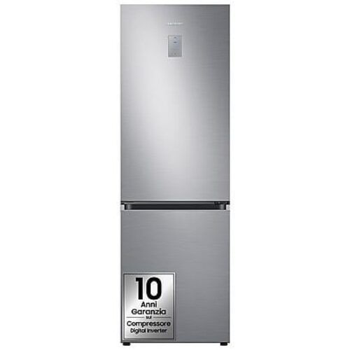 SAMSUNG RB34C775CS9/EF FRIGORIFERO COMBINATO, A 185,3 cm, 4 ripiani, Rumorosità 35 dB(A), Metal Inox, Classe C