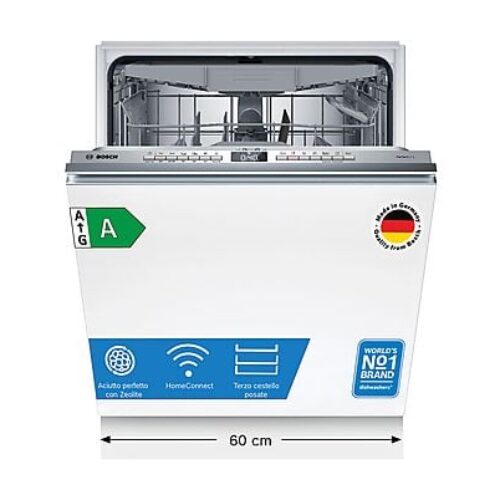 LAVASTOVIGLIE INCASSO BOSCH SMV6YCX02E , 59,8 cm, Classe A
