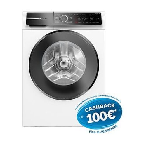 LAVATRICE BOSCH WGB24400IT , Caricamento frontale, 9 kg, 14 programmi, Profondità 59 cm, Giri 1400 rpm, Bianco, livello rumorosità centrifuga 70 dB(A), Classe A
