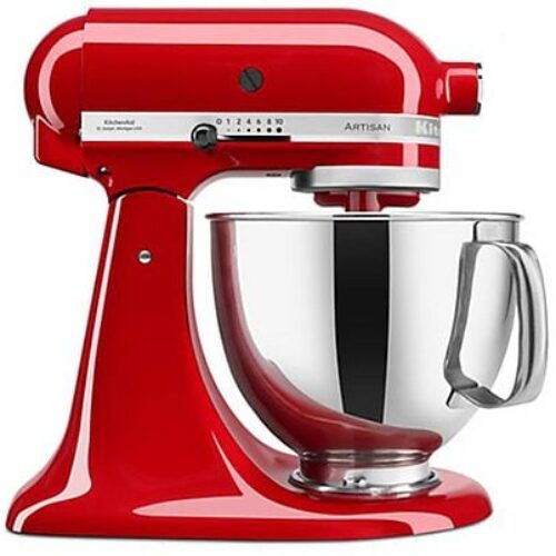 IMPASTATRICE PLANETARIA KITCHENAID 5KSM125PSEER , 300 W, capacità ciotola 4,8 l, Rosso Imperiale
