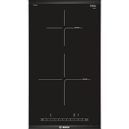 PIANO COTTURA BOSCH PIB375FB1E , 2 zone di cottura, dimensioni: L 306 mm, P 527 mm, piano in Vetroceramica, Nero