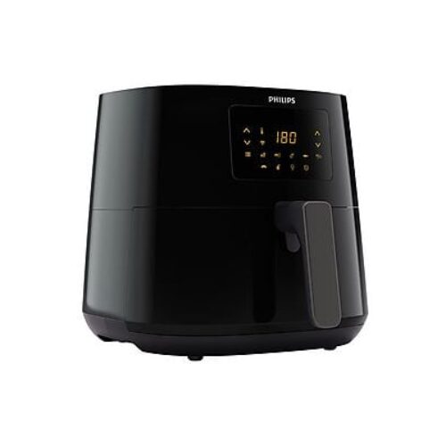 FRIGGITRICE AD ARIA PHILIPS Essential 3000 Serie XL HD9280/90 Airfryer 6.2L , capacità 6,2 l, Max potenza 2000 W, 7 programmi, da 60 °C a 200 °C, Nero