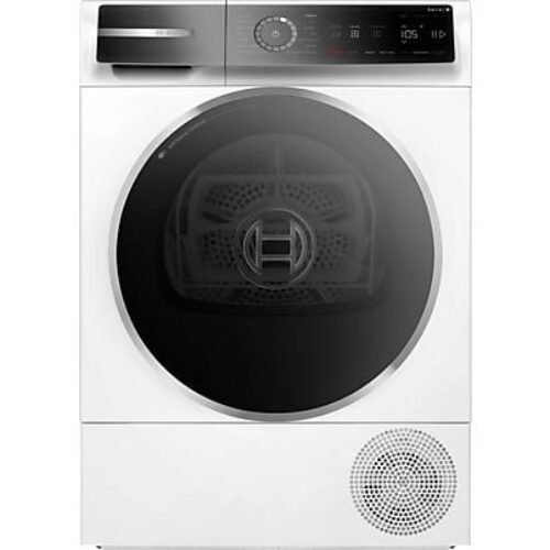ASCIUGATRICE BOSCH WQB246D0II Serie 8 A pompa di calore, 9 kg, profondità 613 mm, Bianco, Classe B